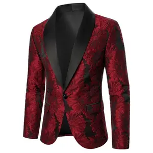 Elegant men’s printed business suit, an exquisite ensemble with a stylish and comfortable design—an ideal gift choice made from durable fabric, perfect for formal occasions. GARMENTARY