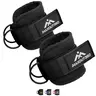 MaxOut360 Ankle Strap Pair - Unisex Cable Machine Attachment, Indoor Fitness Gear, Cloud-Soft 7.5mm Neoprene Padding to Eliminate Irritation, Heavy-Duty Stainless Steel D-Rings for Hamstrings Quads Lower Body Training