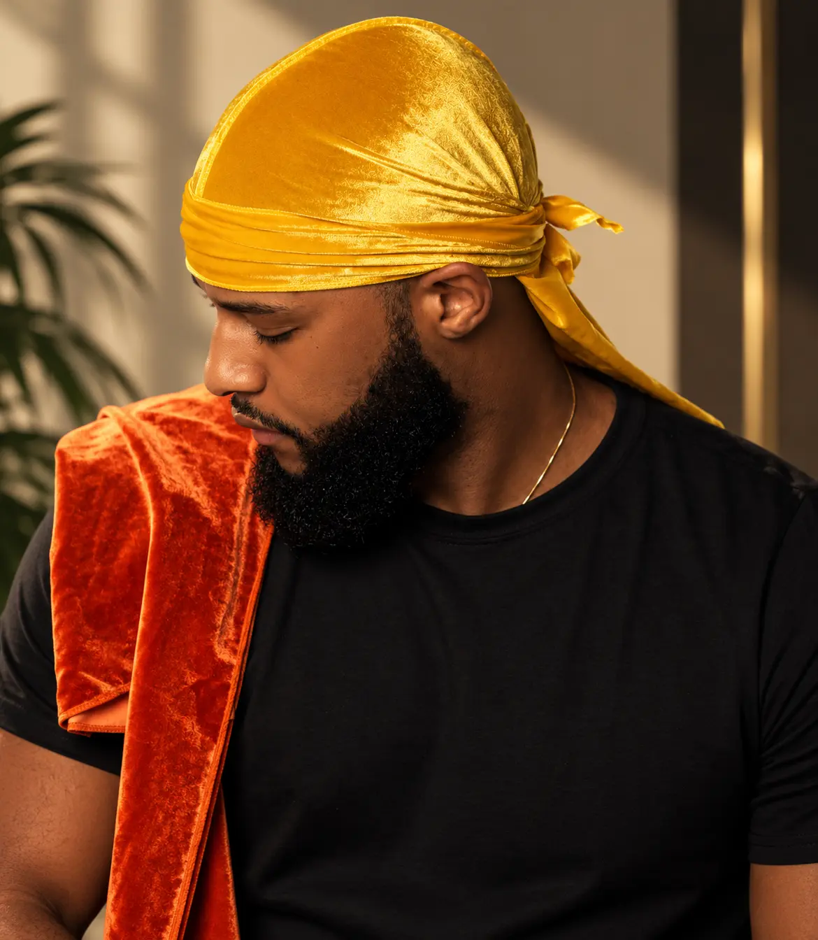 Wraphighness Stretch Velvet Durag - Fashion Accessories Head Scarf Neckscarf