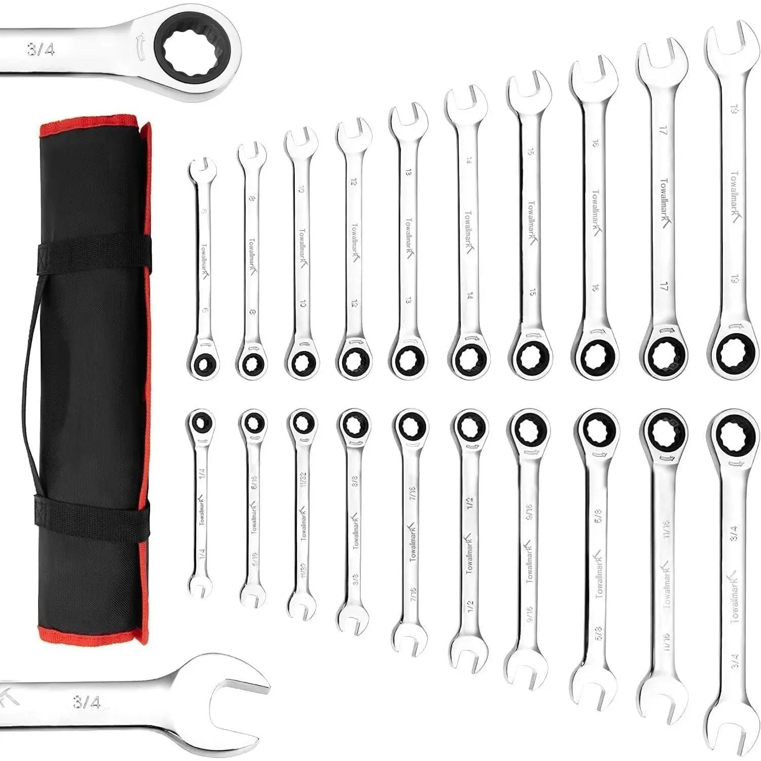 20-Piece Fixed Head Sae/Metric