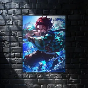 Tanjiro Demon Slayer Anime Wall Art Poster, Modern Wall Art, Anime Gifts, Wall Decor