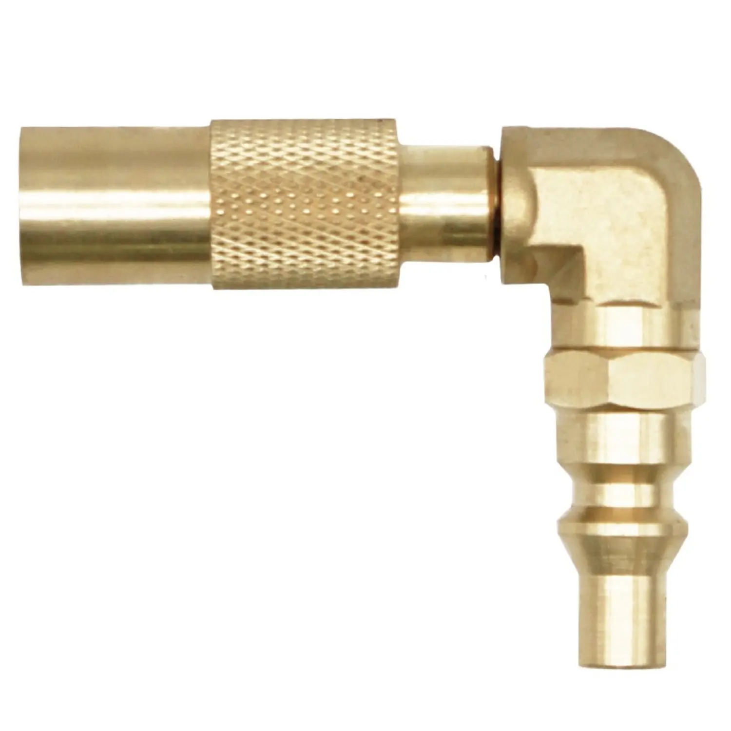 Flame King Propane RV Quick Connect Elbow Adapter for Blackstone 17" & 22" Griddles, 1/4" Quick Connect Conversion