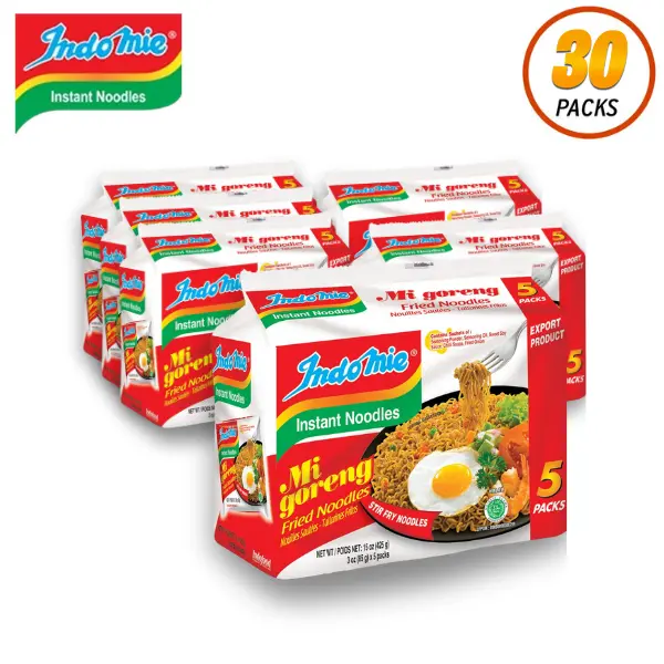 Official Indomie Mi Goreng Instant Noodles - 30 pack - TikTok Shop