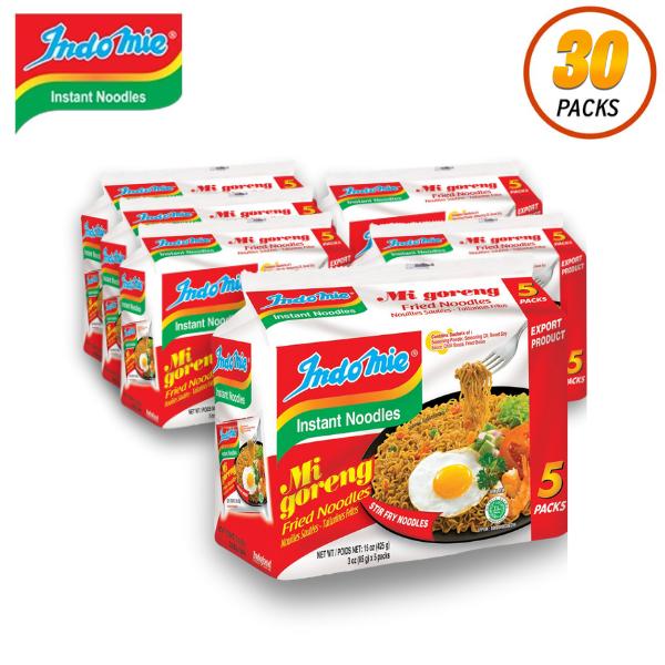 Official Indomie Mi Goreng Instant Noodles - 30 pack