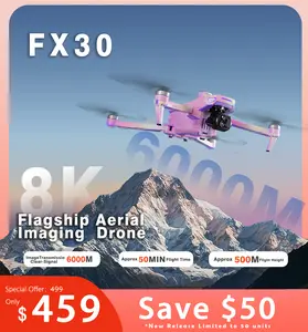 FX30 screen-controlled three-axis gimbal drone, high-definition professional aerial photography, long-endurance GPS intelligent aircraft.
