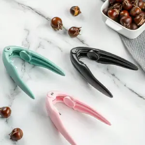 1pc Hand-operated chestnut cracker and walnut cracker, multi-functional cross-shaped shell opener, herbal household daily necessities, labor-saving shell opening tool.