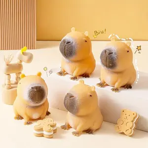 1 PC Cute Capybara Squishy Toy – Soft Kawaii Animal Stress Relief Squeeze Toy, Fun Bouncing & Durable Design, Novelty Gift for Halloween, Christmas, Party Favors, Desk Decor, Classroom Rewards & Back-to-School Presents