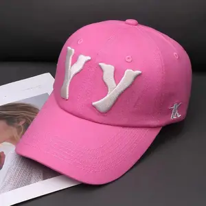 Letter Embroidery Duckbill Hat, All-Season Adjustable Brim Sun Protection Baseball Cap that Makes Face Look Smaller