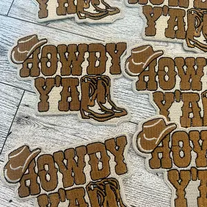 Howdy Iron on Patches