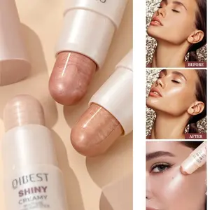 1PC Contour Stick, Highlight Stick, Highlighter Balm, Blush Stick, Shape Facial Contour, Light,brighten,and Color-producing,suitable for Beginners