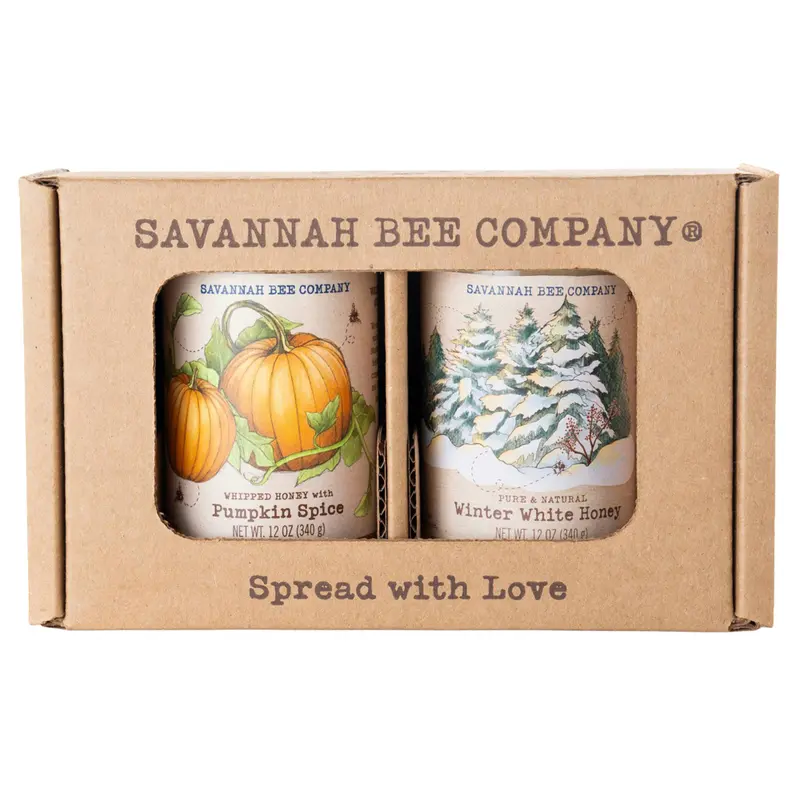 Whipped Honey Gift Set - Pumpkin Spice and Winter White 2x12oz Day Use