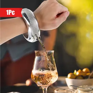 1pc Stainless Steel Fashionable Bangle Flask |Cocktails & Spirits - Premium Kitchen Must-Have Christmas And Halloween Gifts Drinkware Purple