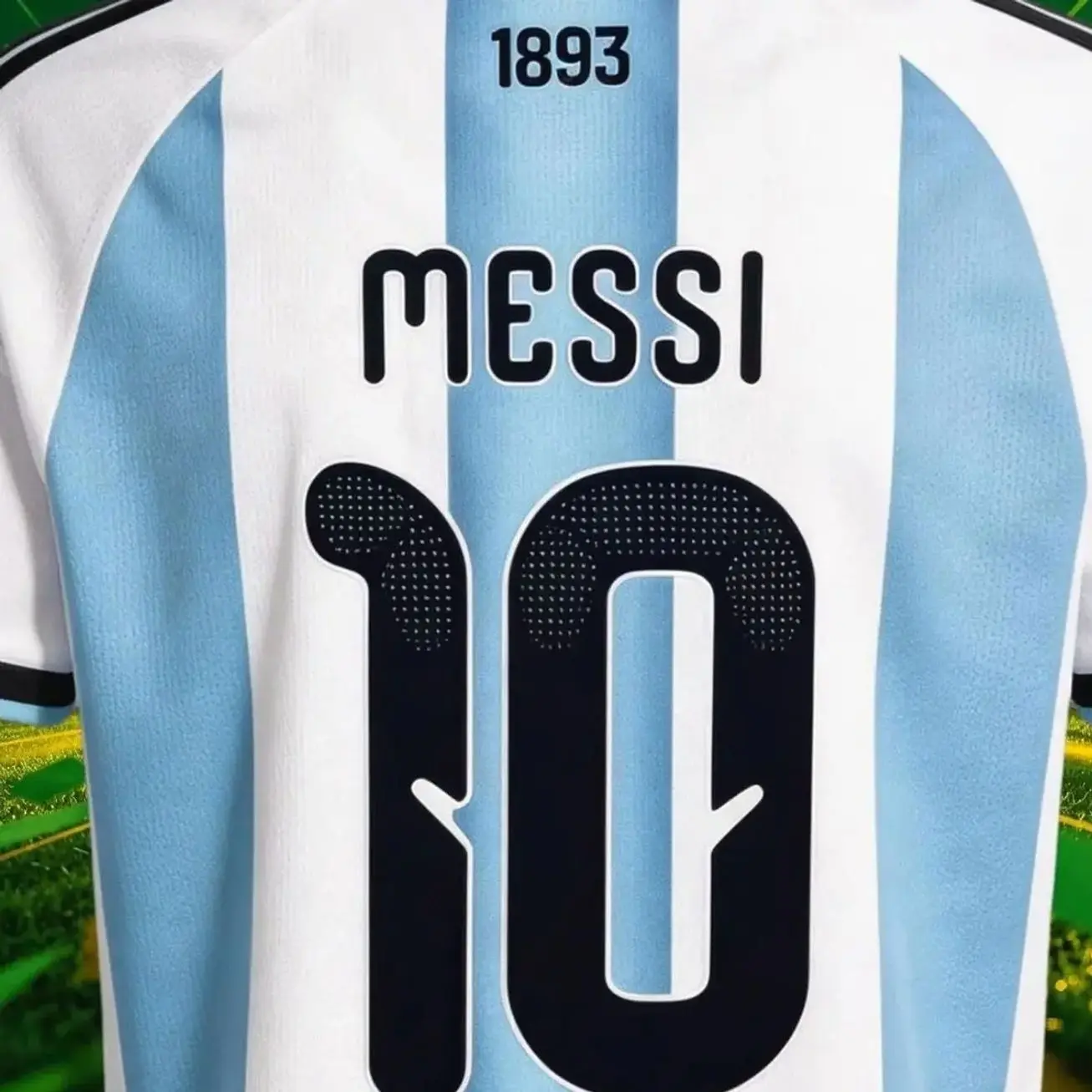 Messi 2026 10# Home Short Long Sleeve Soccer Jersey Fans Version Breathable