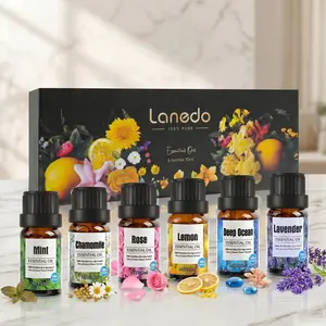 6 Bottles Aromatherapy Oils - Great for Relaxation & Stress Relief 6 Bottles Aromatherapy Oils - Great for Relaxation & Stress Relief