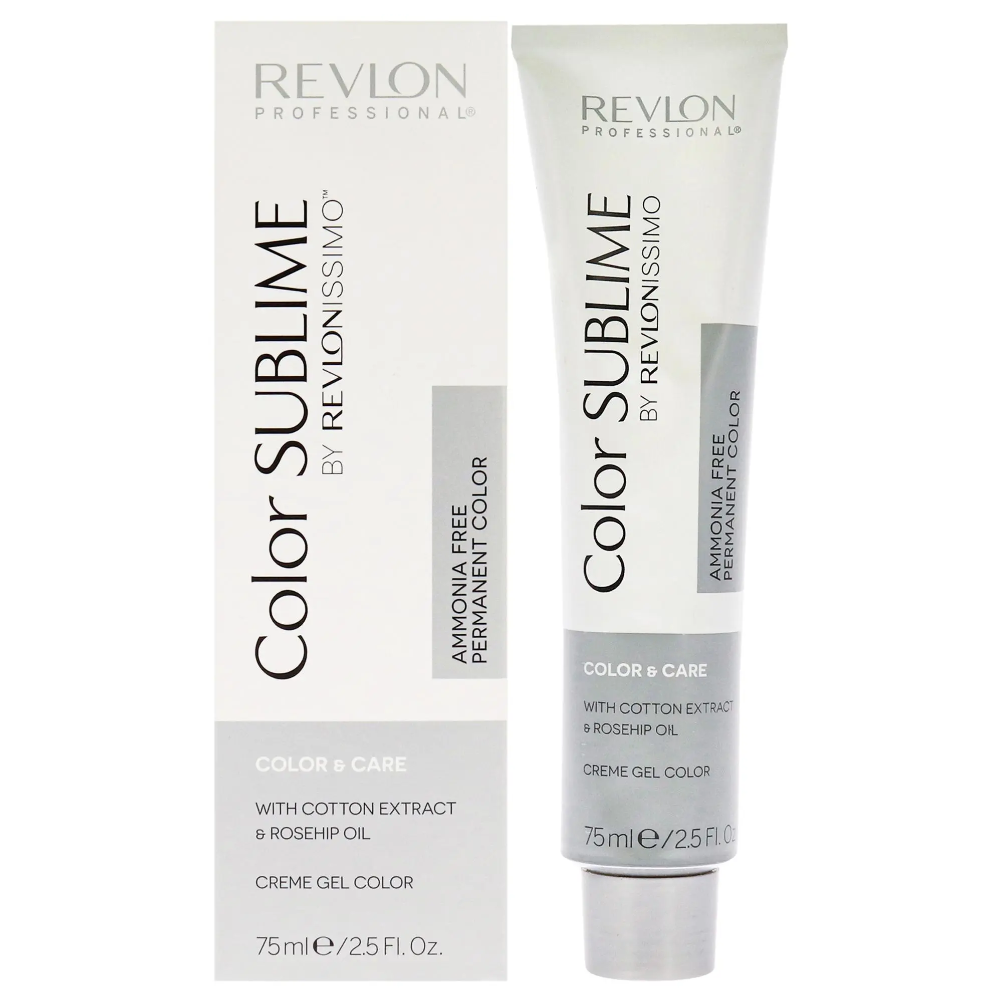 REVLON Revlonissimo Color Sublime Permanent Hair Color, 6.35 Dark Amber Blonde, Unisex Hair Care Product, 2.5 oz