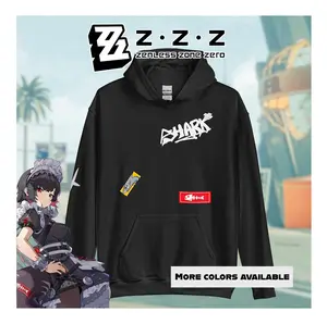 Zenless Zone Zero Ellen Joe Hoodie | ZZZ Graphic Hoodie | Anime Gaming Fan Merch | Gacha Game Hoodie | Unisex Sweatshirt | Gamer Gift | Anime Streetwear | Casual Pullover for Men Women