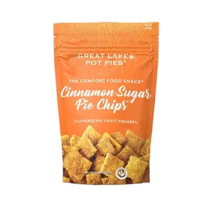 Great Lakes Pot Pies Cinnamon Sugar Pie Chips | 5.5 OZ | 1 Pack | No Preservatives | Crunchy Snack