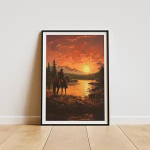Red Dead Redemption 2 Arthur Morgan Game Poster - Room Gaming Wall Decor - RDR2 Game Wall Art - Video Game Posters - Superheroes Prints