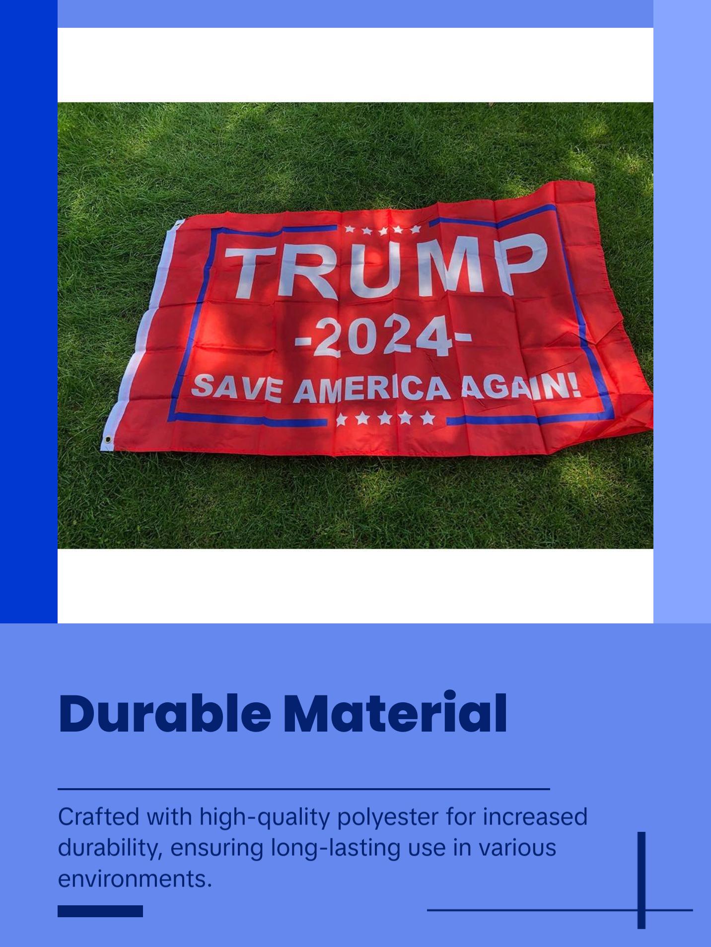 Trump 2024 Flag  Keep America Great!