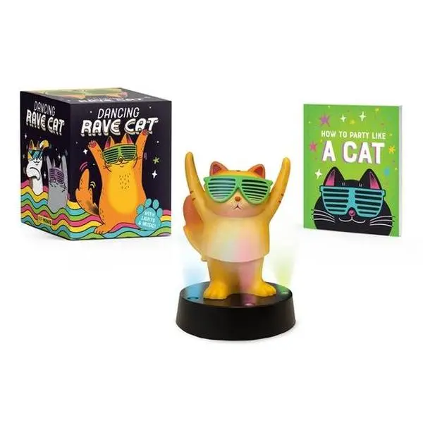 Dancing Rave Cat: With Lights & Music! -- Sarah Royal - Paperback