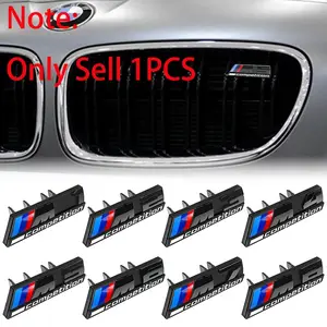 1Pcs 3D ABS Car Front Grille Emblem Logo Grill Badge Decoration Accessories For BMW M1 M2 M3 M4 M5 M6 M7 M8 M Competition E34 E36 E60 E90 E92 E93 E39 E61 F36 G01 G02 G11 G12 G20 G30 G31 G32 F10 F20 F30