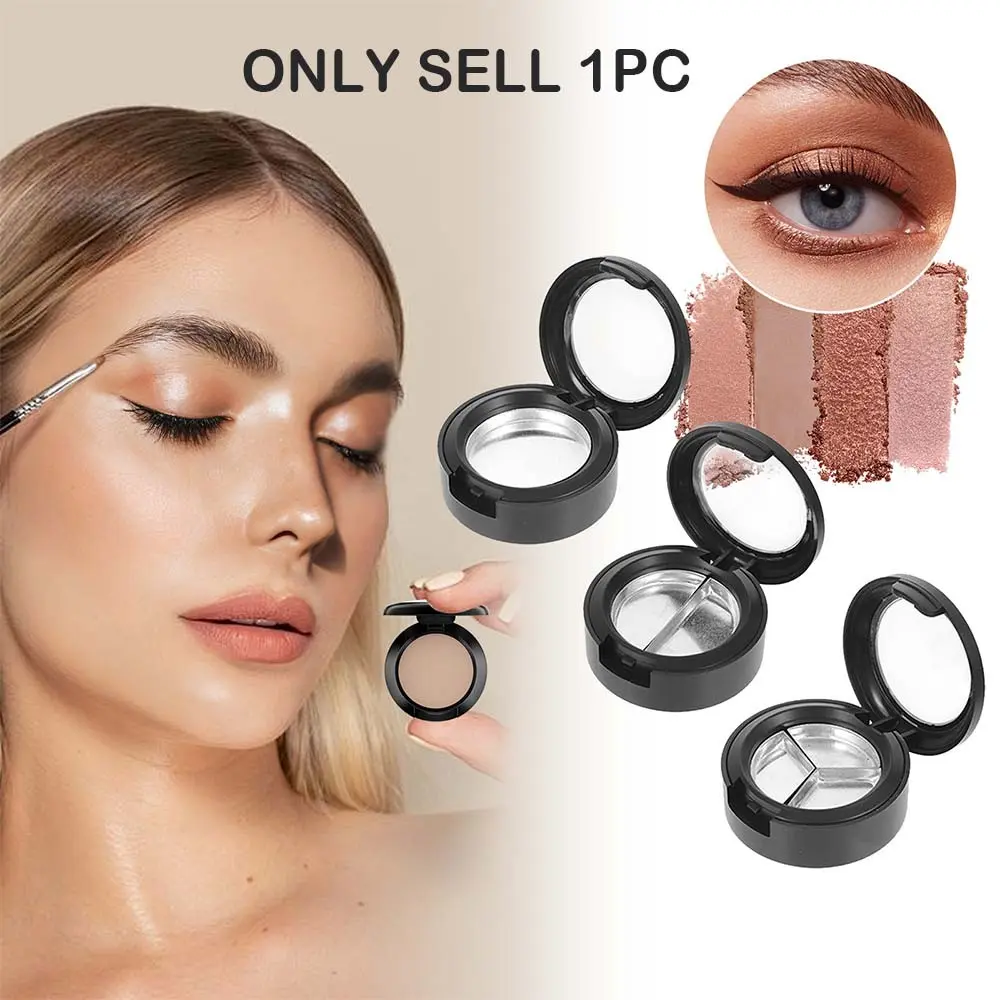 1pc Empty Makeup Eyeshadow Palette, Refillable Eyeshadow Container, Suitable For Daily Travel Use, Empty Eyeshadow Palette For Women And Girls, Black