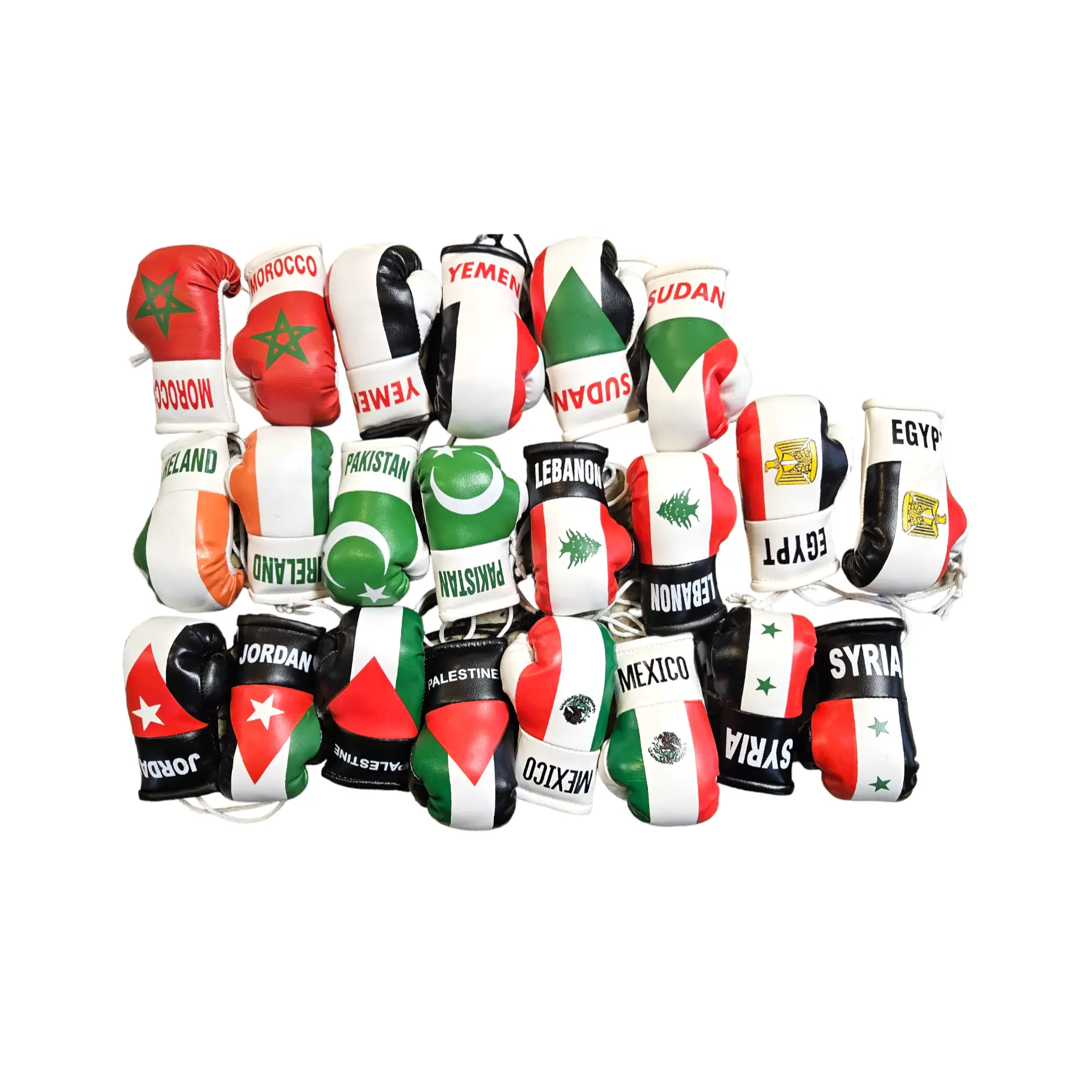 Country Flag Mini Boxing Gloves For Hanging Country Flag Mini Boxing Gloves For Hanging