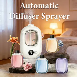 Fragrance Diffuser, Essential Oil Diffuser - Large Capacity Aroma Diffuser, Quiet Spray, Timer Setting, Automatic On/off, Adjustable Spray Volume, Removes Odors, Long-lasting Fragrance, Perfect For Bedroom, Living Room, Yoga, Relaxation, 4 Different