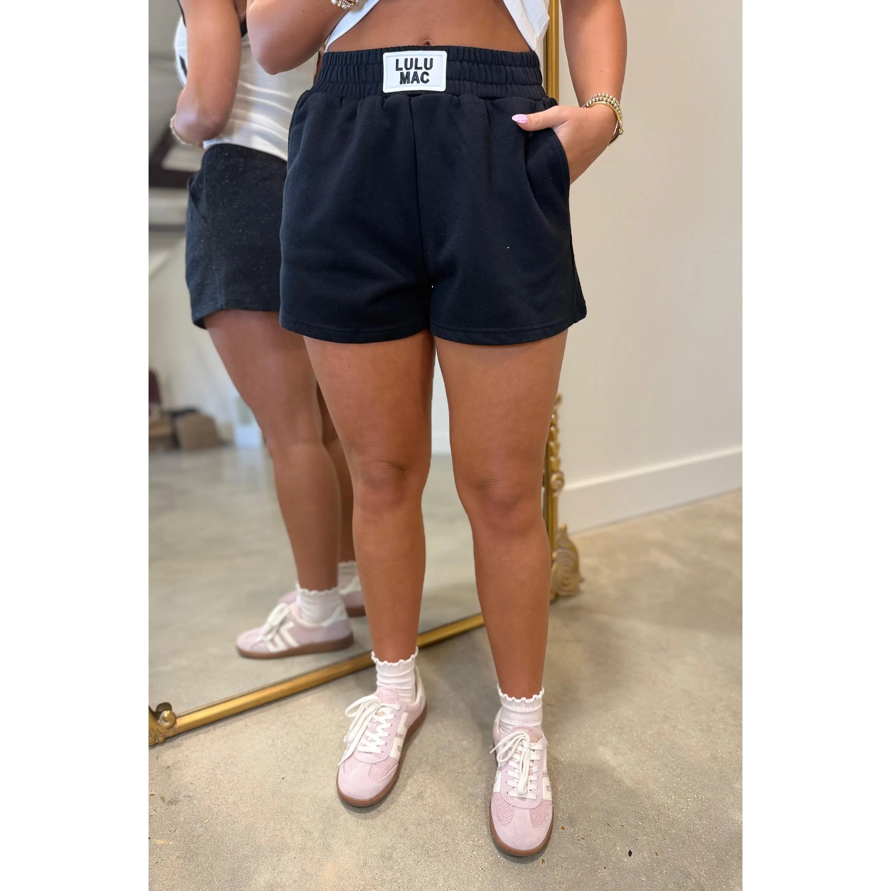 Lulu Mac Terry cloth Short Black