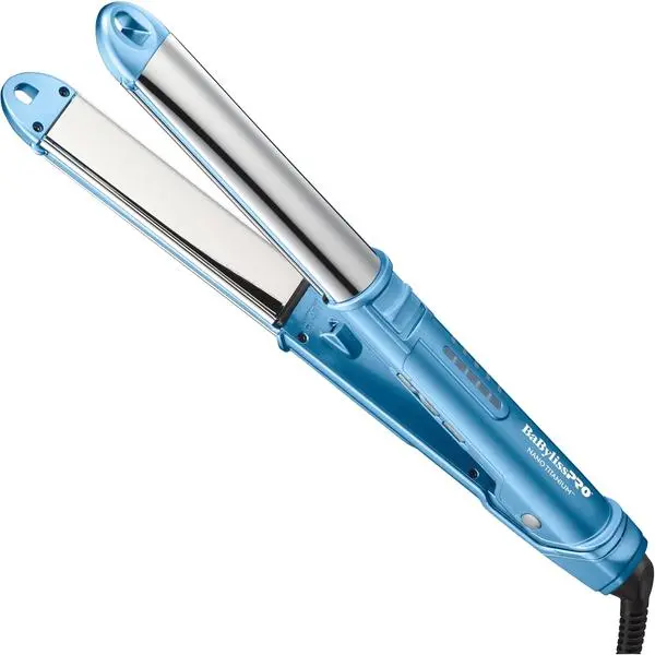 BaBylissPRO Ultra Sleek Styling Iron, 3-in-1 Flat Iron, Curler, Waver, 1" multi-use hair iron and curler with titanium plates, temperature control, lock-in function & ceramic heater