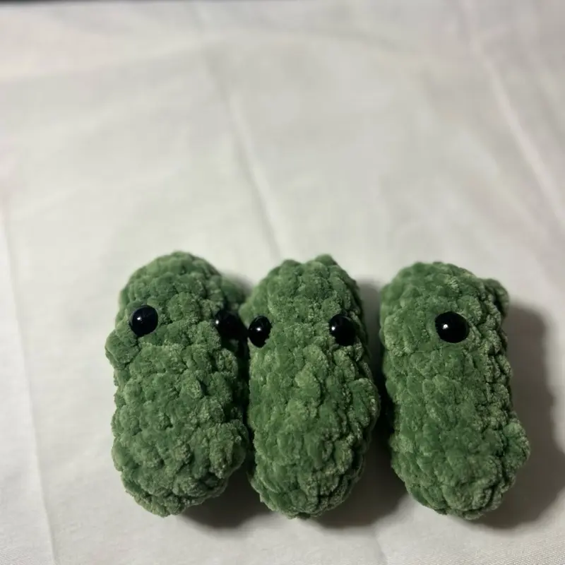 Small pickle Crochet Plushie