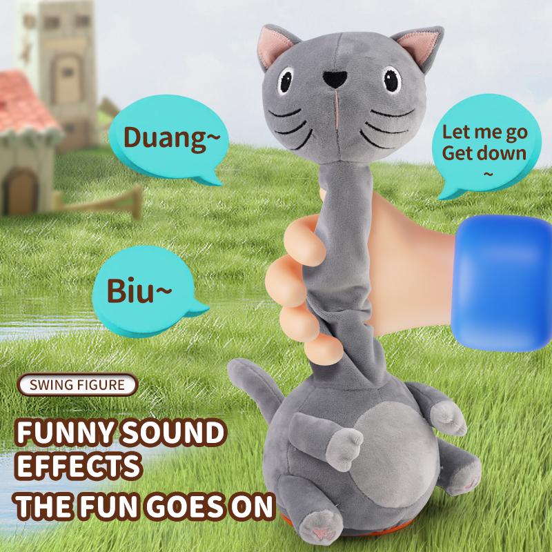 Dancing Talking  Animal Toys - Electronic Rattle for Kids - Repeat Mimicking - Musical Sensory Plush Toy - Easter Gift,  Ideal Gift for Children's Day Birthday ，Baby Toy Gift for Girls and Boys