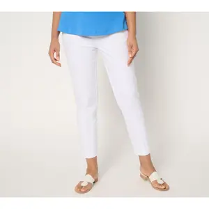 Isaac Mizrahi Live! Petite 24/7 Stretch Icon Ankle Pants