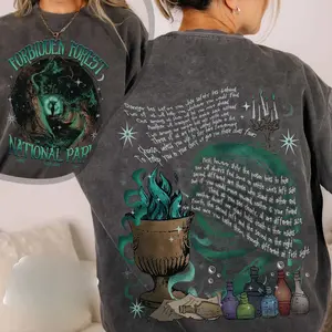 Forbidden Forest TShirt/Sweatshirt/Hoodie, Wizards House Magic Apparel, Dark Fantasy Bookish Outfit, Hogwarts Inspired Design, Perfect Gift for HP Fans