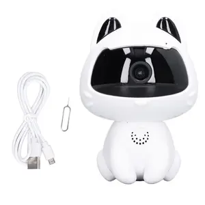 Wireless Security Camera Motion Detection Two Way Voice Robot Pet Shape Indoor Monitoring Camera General's Mansion