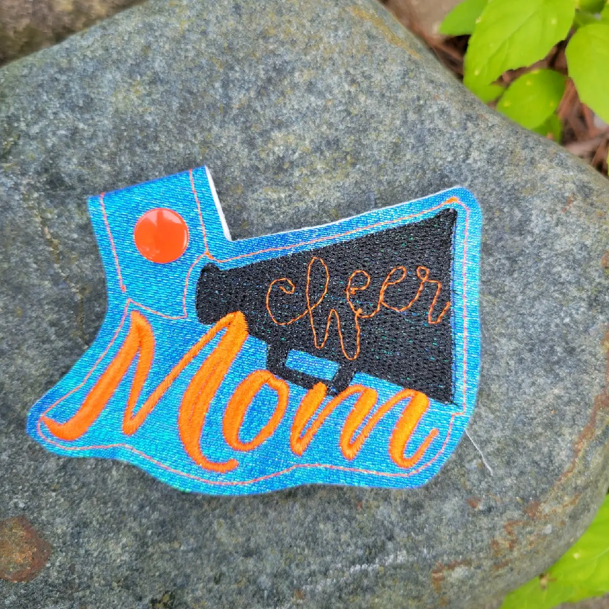 cheer mom keychain