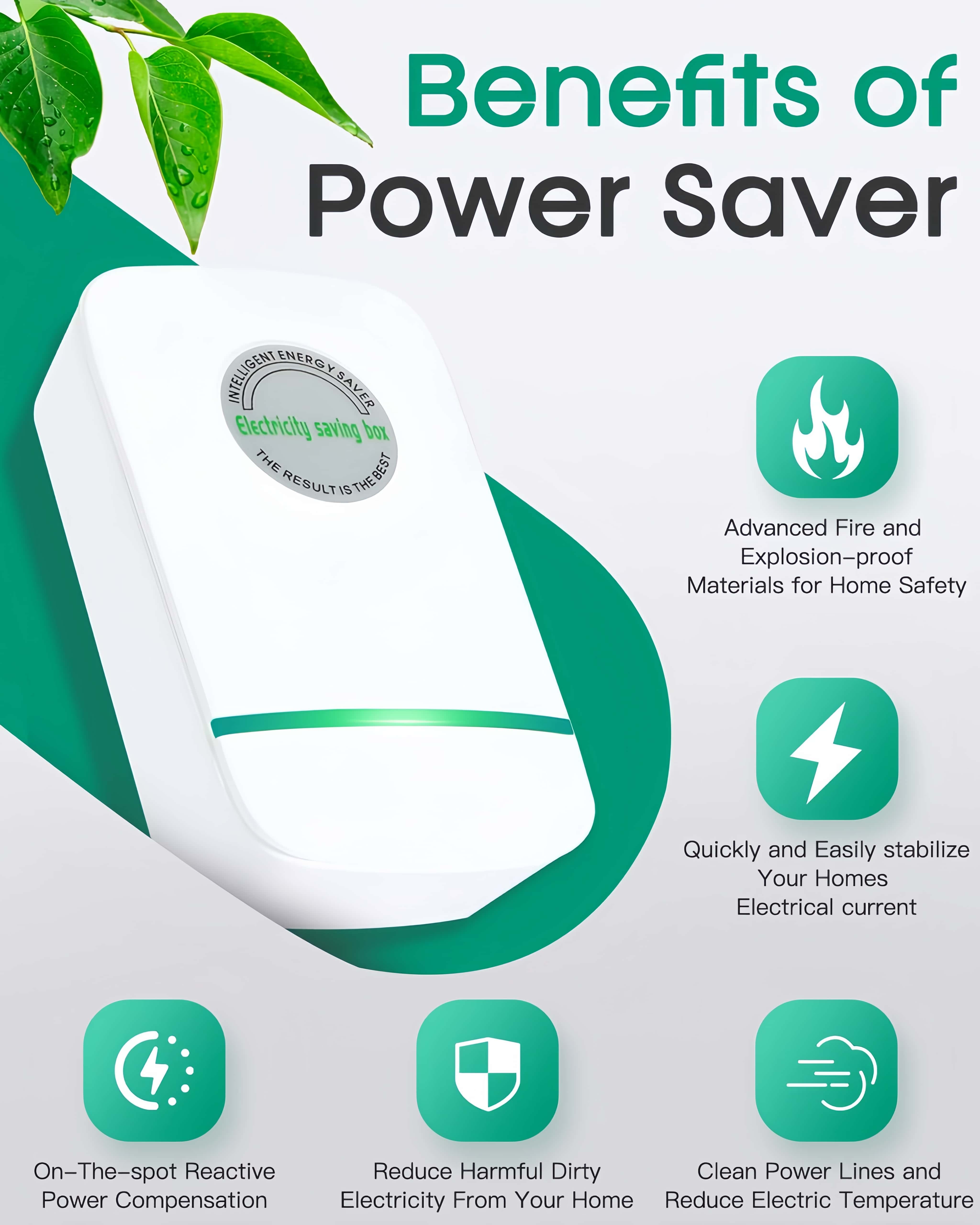 【BUY 1 GET 1 FREE】SmartPlug Device, Stop Watt Device Plug-in for Home & Office US Plug 90V-250V 30KW