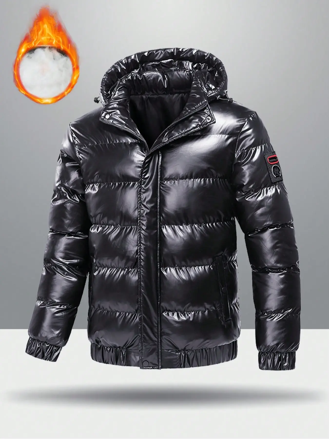 Men's Softshell Jacket, Waterproof Jacket, Fitted Winter Motorcycle Top, Multi-functional Workwear, Durable Polyester Outdoor Gear Long Sleeve Outerwear for Outdoor Leisure Solid Color Retro Zippered Pocket Fall Coat