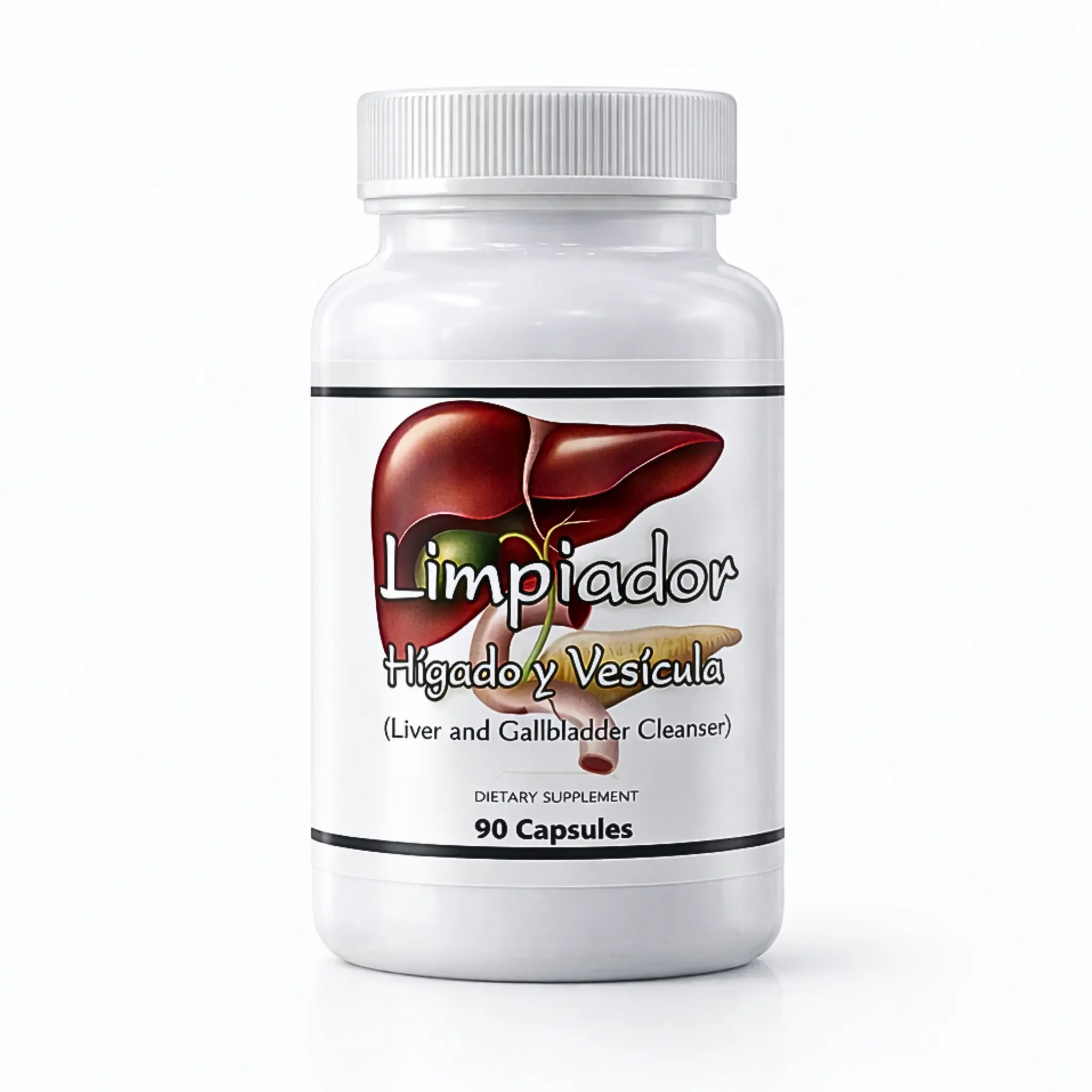 Limpiador Hígado y Vesícula, Boldo & Milk Thistle Extract, Dietary Supplement, 90 Capsules