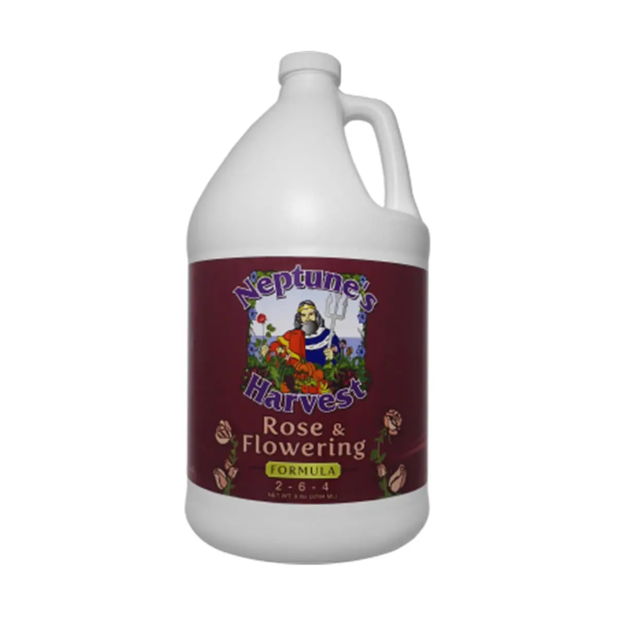 Neptune's Harvest Rose & Flowering Formula Fertilizer - 142 oz, No-Hassle Garden Soil Supplement for Home Improvement Gardening
