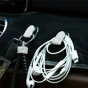 Sparkle Up Your Car With These Rhinestone Decor Car Hooks