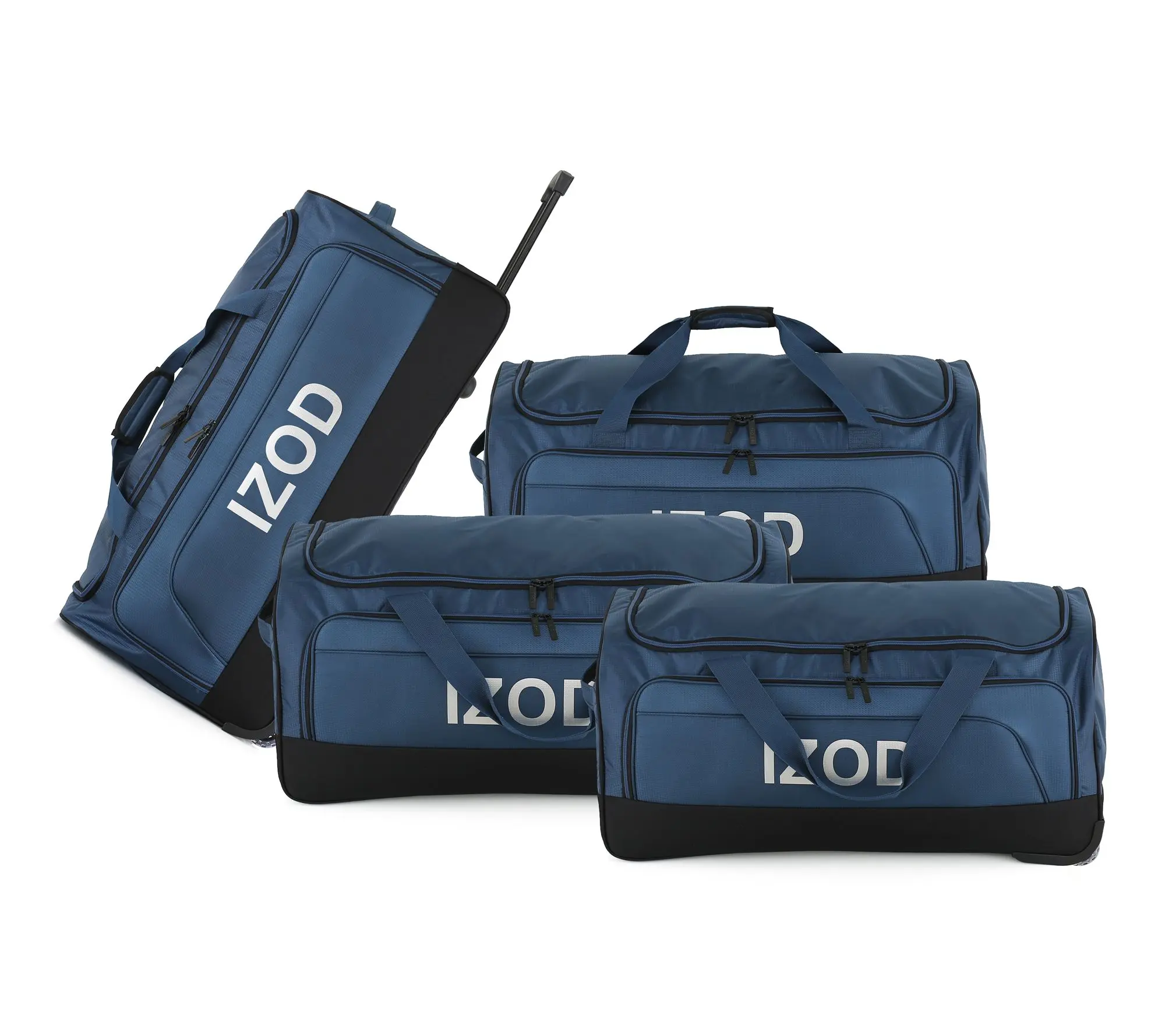 IZOD Katy Travel Rolling Duffel 4-Piece Set IZOD Katy Travel Rolling Duffel 4-Piece Set