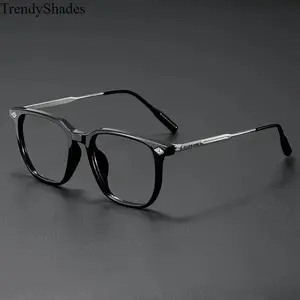 Ultra-light TR90 Anti-Blue Light Glasses, Trendy Square Frame, Eye Strain Relief, Stylish for Party & Outdoor Use