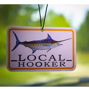 Local Hooker Marlin Car Air Freshener 2 Pack - Ocean Scent