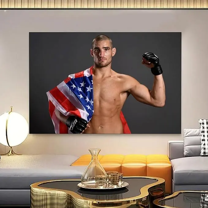 Sean Strickland Poster Mixed Martial Artist Superstar Print Photo Art Painting