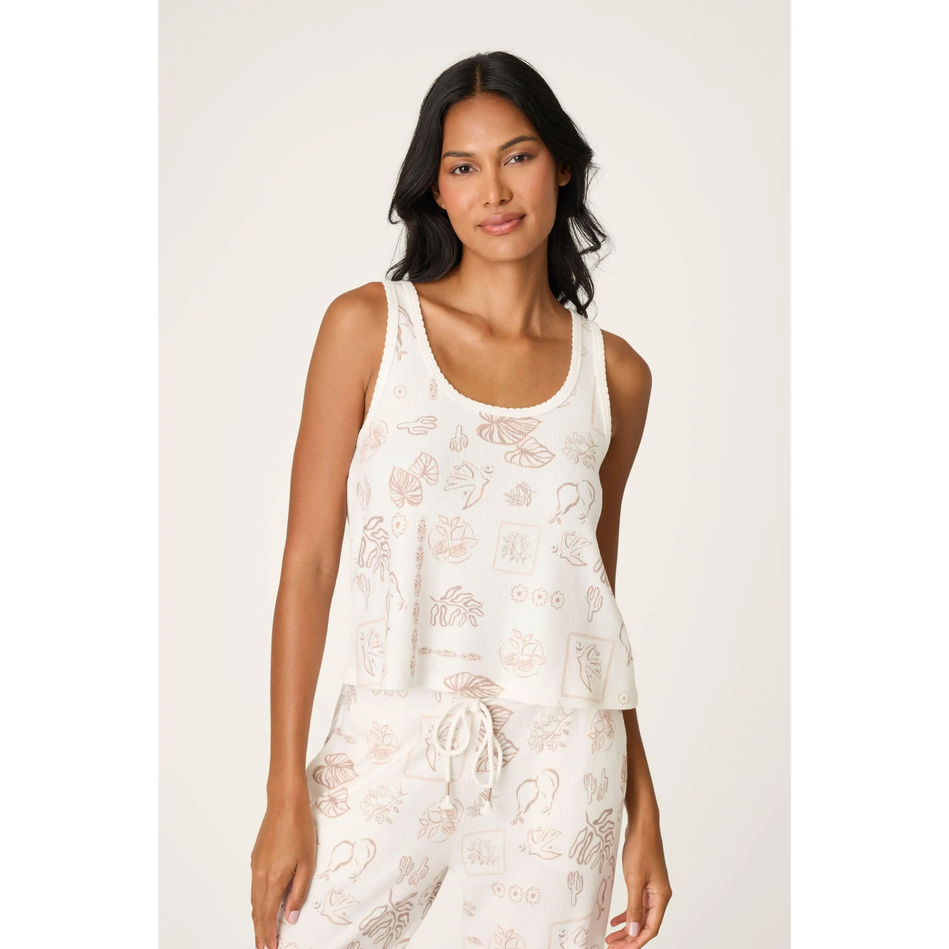 Palms Away Bistro Botanicals Tank Top