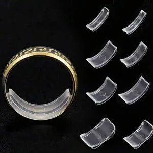 8/16/24 Pack Transparent Ring Size Adjusters for Loose Rings, Invisible Ring Size Reducer, DIY Jewelry Tool Set for Comfortable Fit