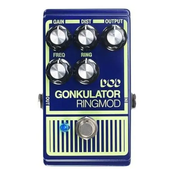 Digitech DOD Ring Modulator Guitar Effect Pedal, Blue (DOD-GONKULATOR-U)