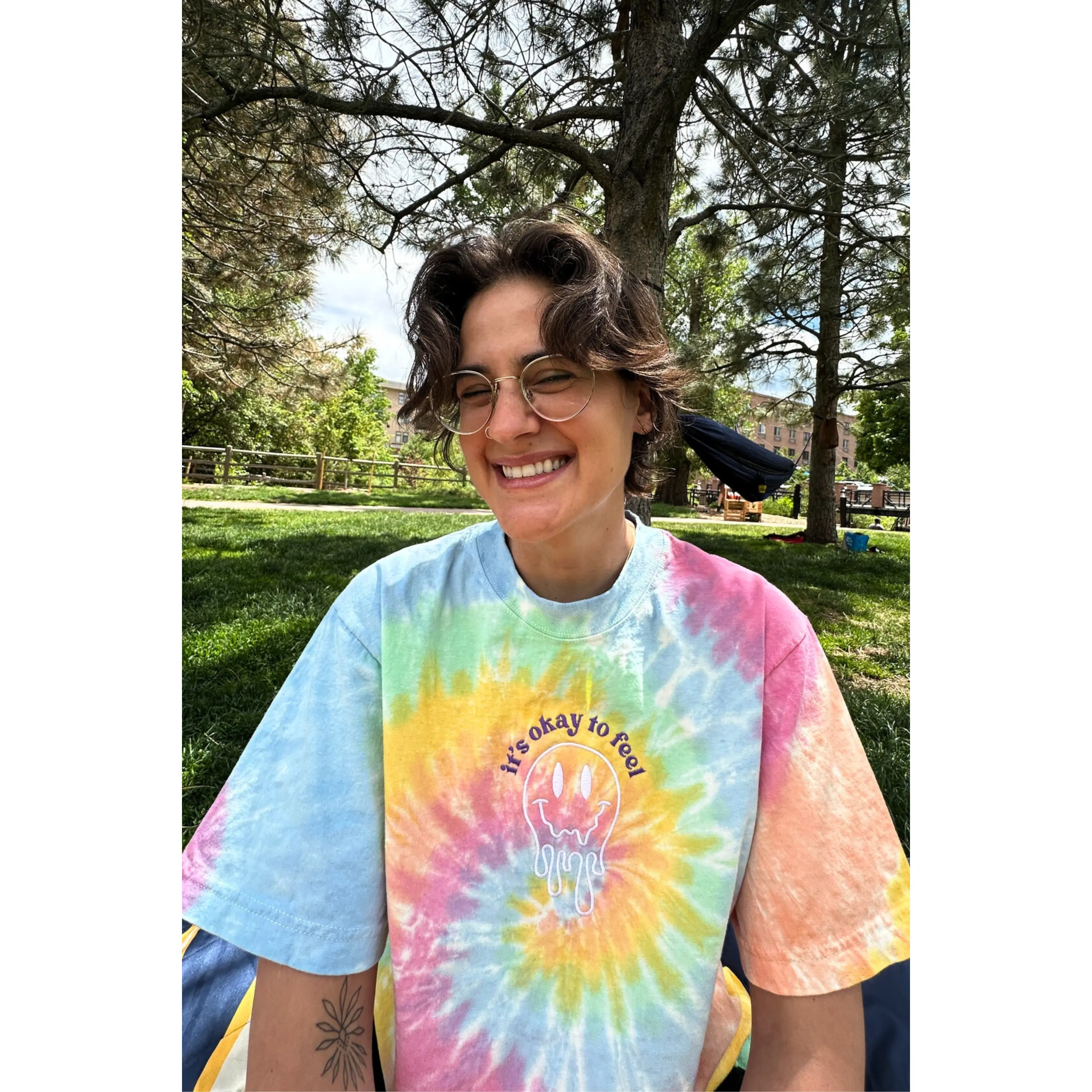 Trippy Feels Tie Dye Festival Tee