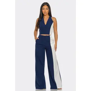 2 Pcs Color Block Set